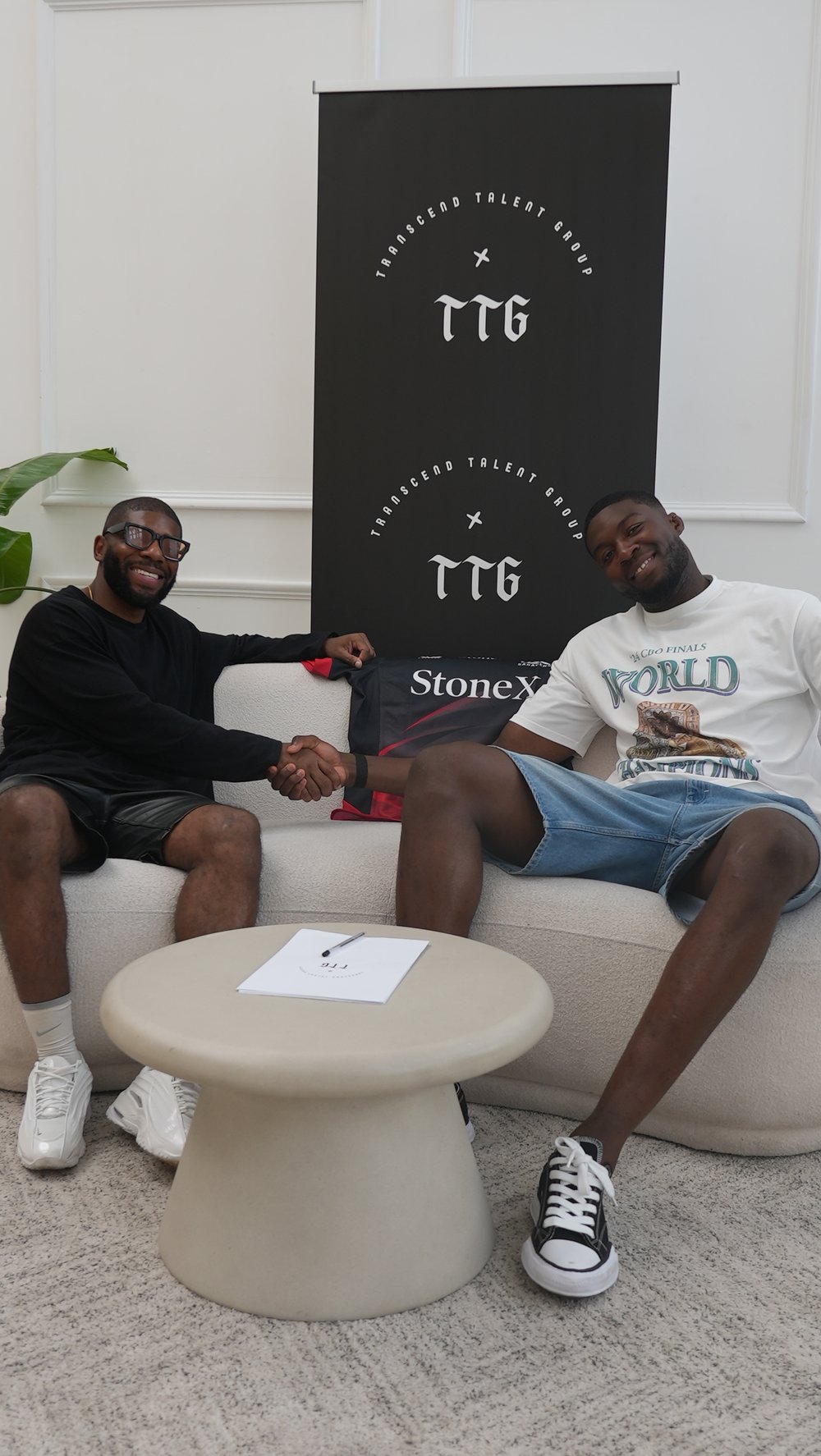 A meeting at Transcend Talent Group